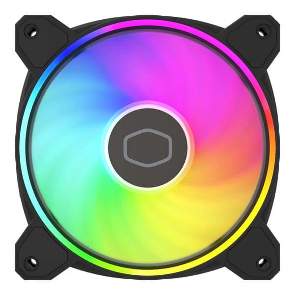 Cooler Master MasterFan MF120 Halo 2 ARGB Black 120mm Cabinet Fan (Single Pack)