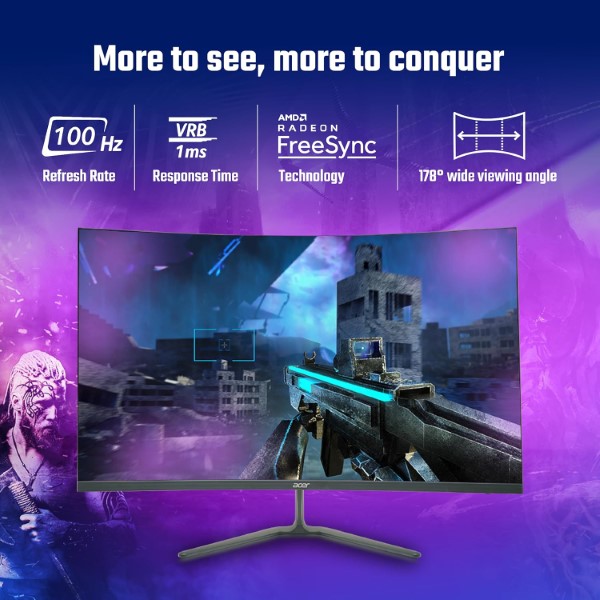 Acer ED320QR-H 32-inch FHD 100hz 1ms Curved VA panel Monitor