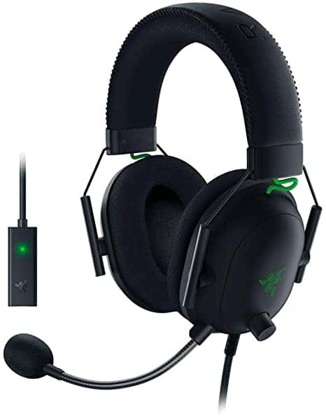 Razer BlackShark V2 Wired Gaming Headset + USB Sound Card