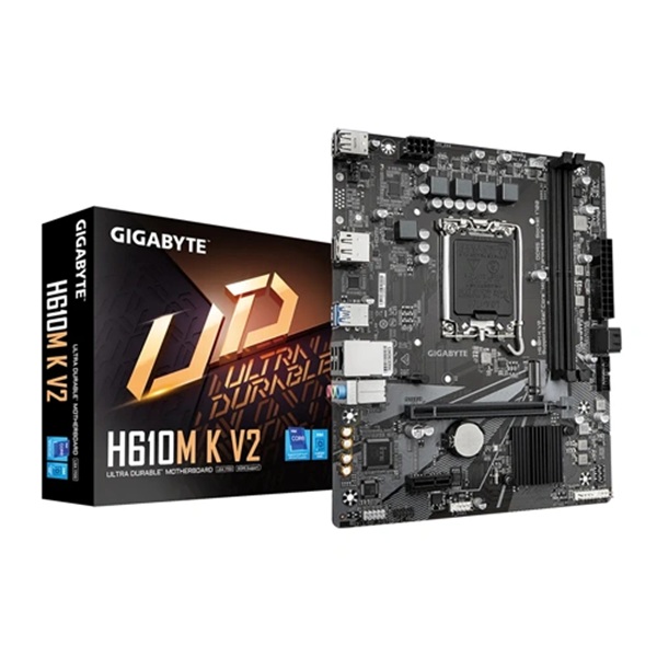 Gigabyte H610M K V2 Intel LGA1700 DDR5 Micro-ATX Motherboard