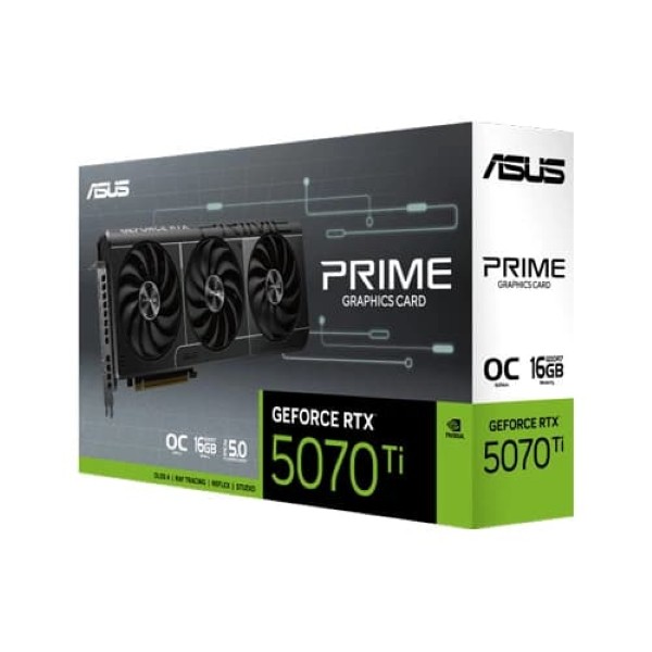 Asus Prime RTX 5070TI OC 16GB GDDR7 Graphics Card