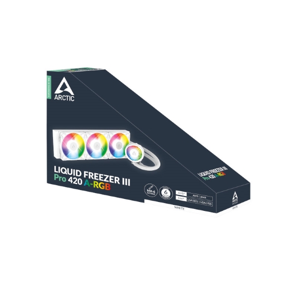 Arctic Liquid Freezer III Pro 420 Argb White 420mm AIO Liquid CPU Cooler
