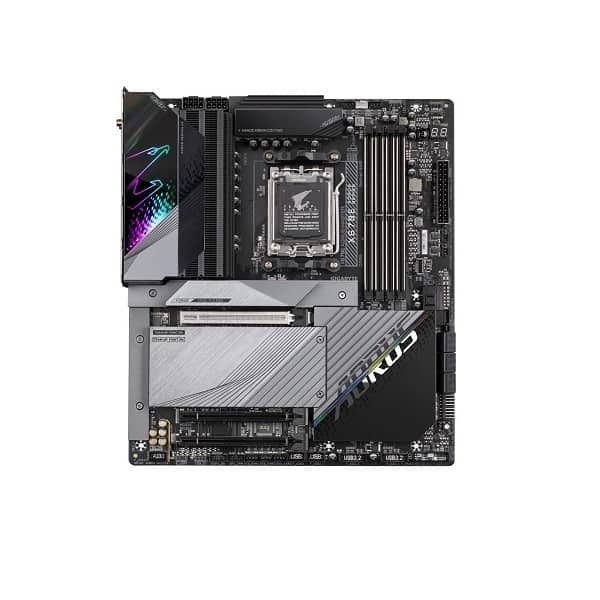 Gigabyte X670E Aorus Master AMD AM5 LGA 1718 DDR5 E-ATX Motherboard for Ryzen 7000 Series Desktop Processors