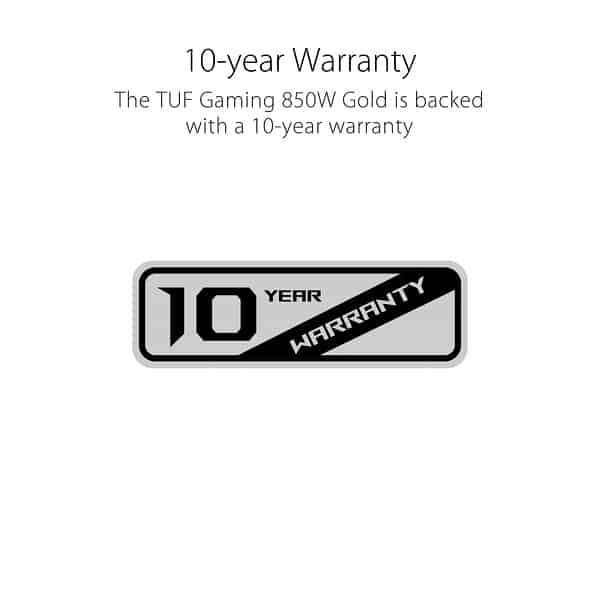 Asus TUF Gaming 850G 850 Watt 80 Plus Gold Certified ATX3.1 power supply