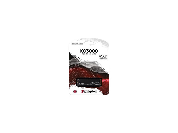Kingston KC3000 512GB NVMe M.2 PCIe Gen 4.0 Internal SSD