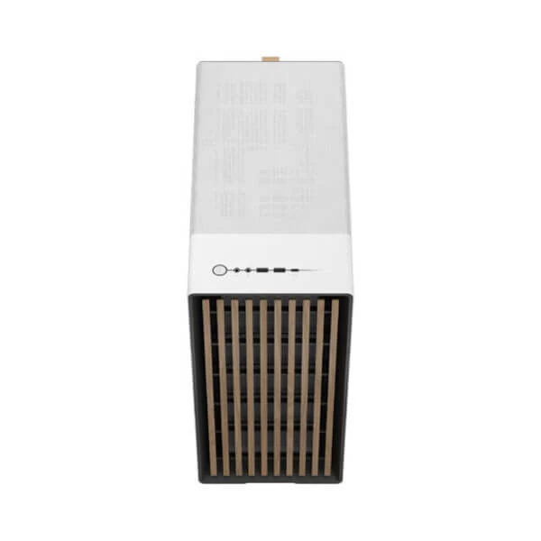 Fractal Design North Chalk TG Mid-Tower ATX Gaming Cabinet (White)