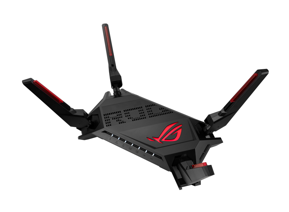 Asus ROG Rapture GT-AX6000 Dual Band WiFi 6 (802.11ax) gaming router dual 2.5g ports enhanced hardware and AI mesh