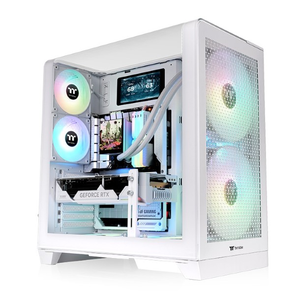 Thermaltake View 390 Air Snow Mid Tower ATX cabinet (White)