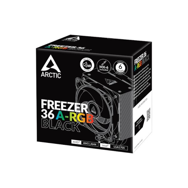 Arctic Freezer 36 A-RGB CPU Air Cooler (Black)