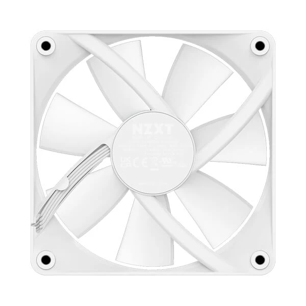 NZXT F120 Core RGB White 120mm Case Fans Single Pack
