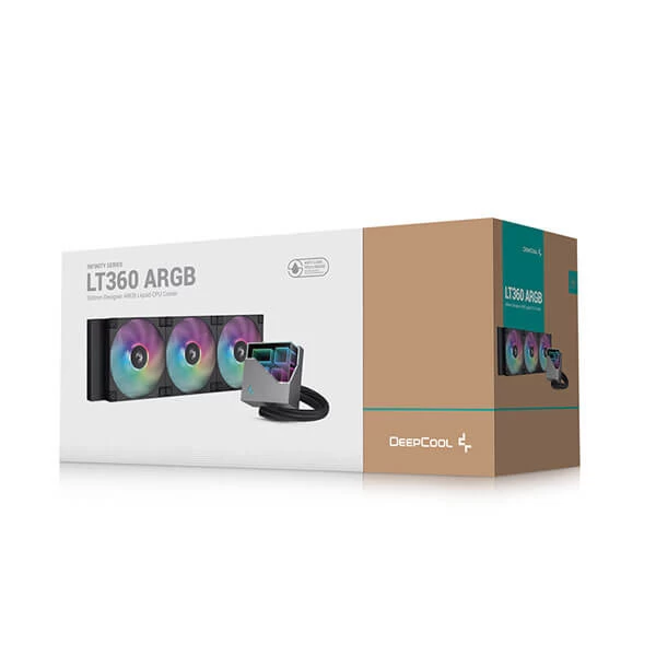 DeepCool LT360 ARGB 360mm Liquid CPU Cooler (Black)