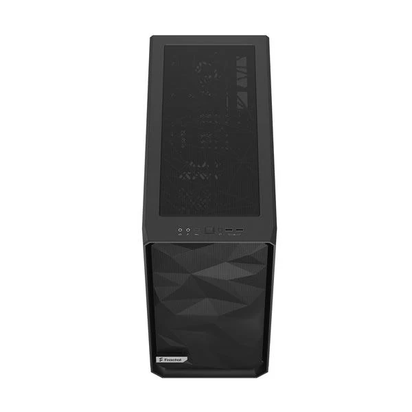 Fractal Design Meshify 2 Black Solid Mid-Tower ATX Cabinet with Front Mesh & Side Glass Panel