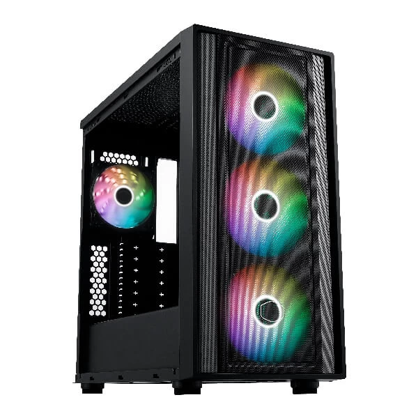 Cooler Master MB600 ARGB Mid-Tower E-ATX Gaming Cabinet (Black)