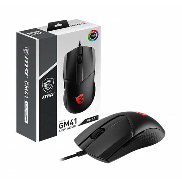 MSI Clutch GM41 Lightweight Wired Gaming Mouse