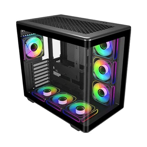 Cooler master Elite 600 ARGB ATX Mid Tower Cabinet (Black)