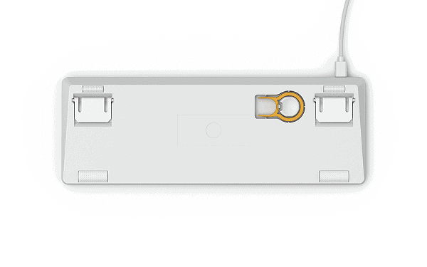 Glorious GMMK Compact White Mechanical Keyboard