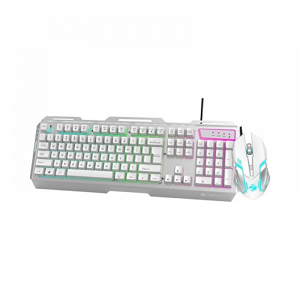Zebronics zeb transformer one keyboard and mouse combo (silver)