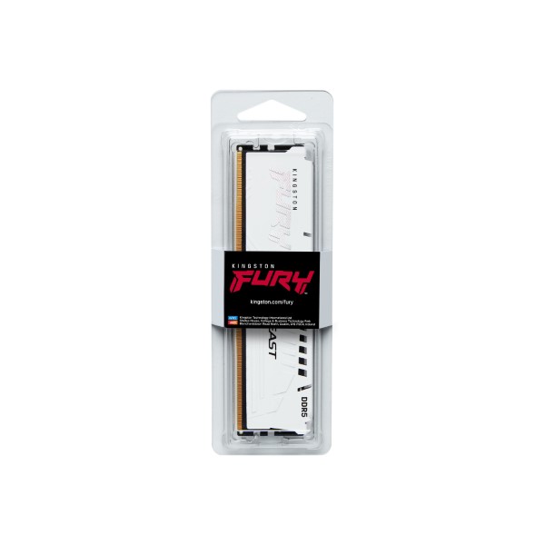 Kingston Fury Beast 32GB 6000MHz White (32GB x 1) DDR5 Desktop Memory (KF560C40BW-32)