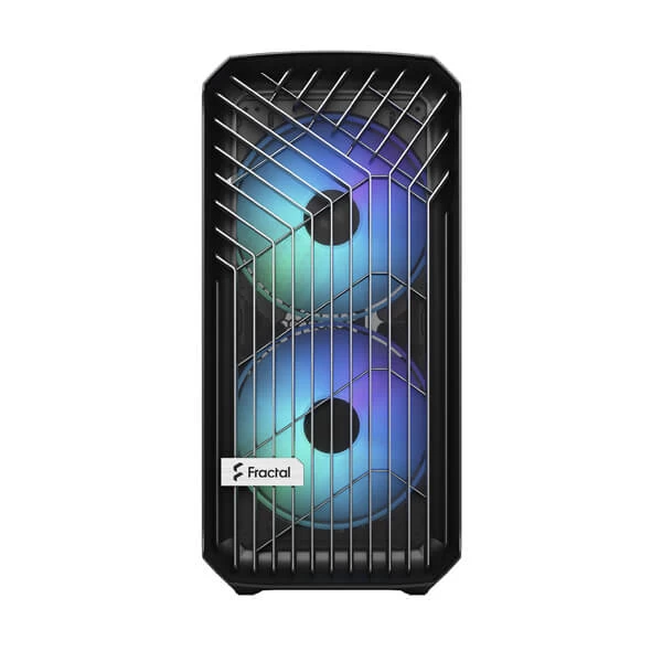 Fractal Design Torrent Compact RGB Black TG Light Tint Mid-Tower ATX Cabinet with Front Mesh & Side Glass Panel