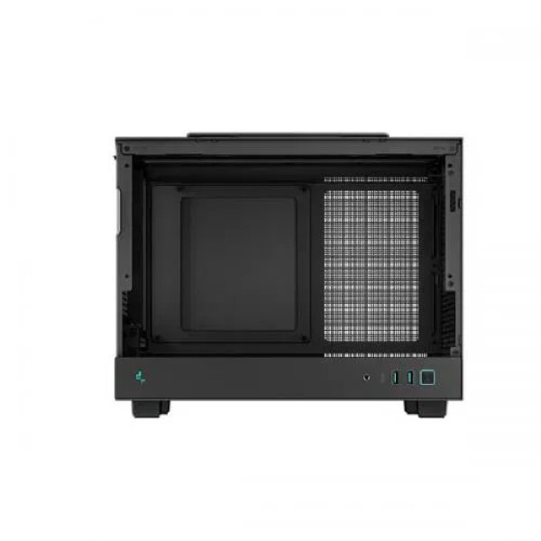 DeepCool CH160 M-ATX Mini-Tower Cabinet With Tempered Glass Side Panel (Black)