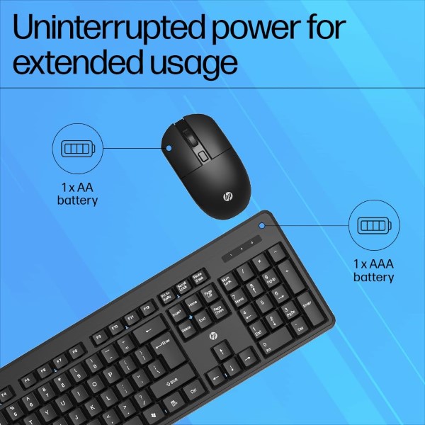 HP KM200 Wireless Keyboard and Mouse Combo