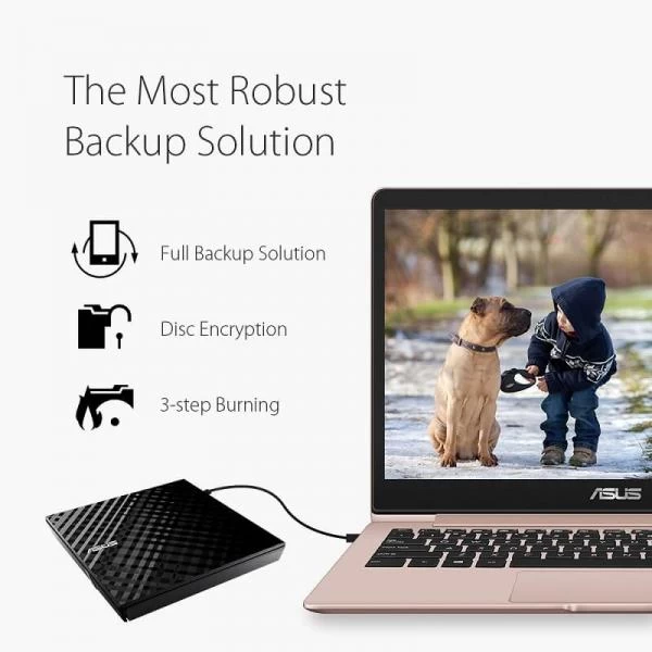 ASUS PORTABLE 8X DVD BURNER WITH M-DISC(SDRW-08D2S-U LITE)