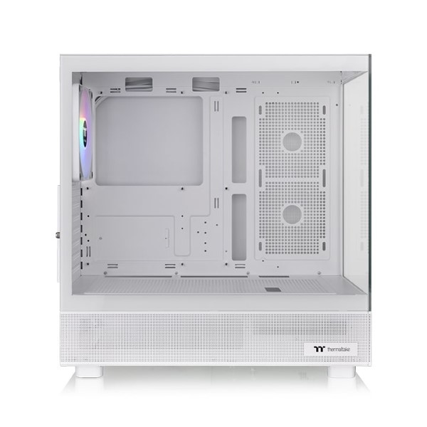 Thermaltake View 270 TG ARGB Snow Mid Tower Chassis E-ATX Tempered Glass Side Panel (White)