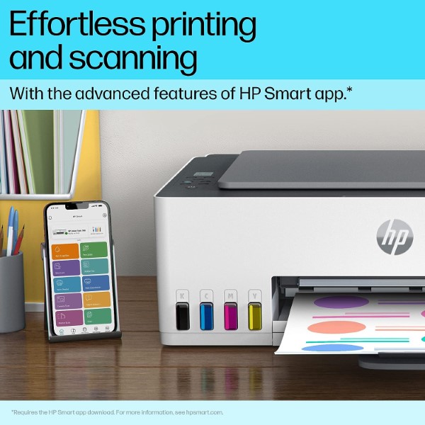 HP Smart Tank 580 Multi Function Wi-Fi Printer for Business and Home