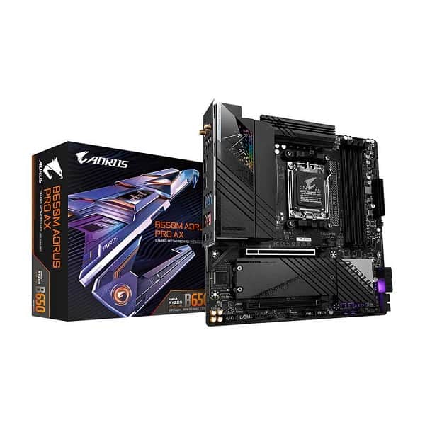 Gigabyte B650M Aorus Pro AX WiFi AMD AM5 M-ATX Motherboard