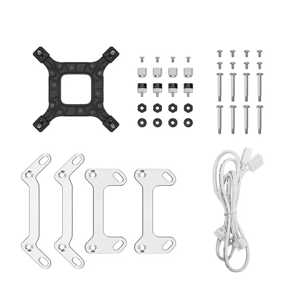 DeepCool LT240 ARGB White 240mm Liquid CPU Cooler (White)