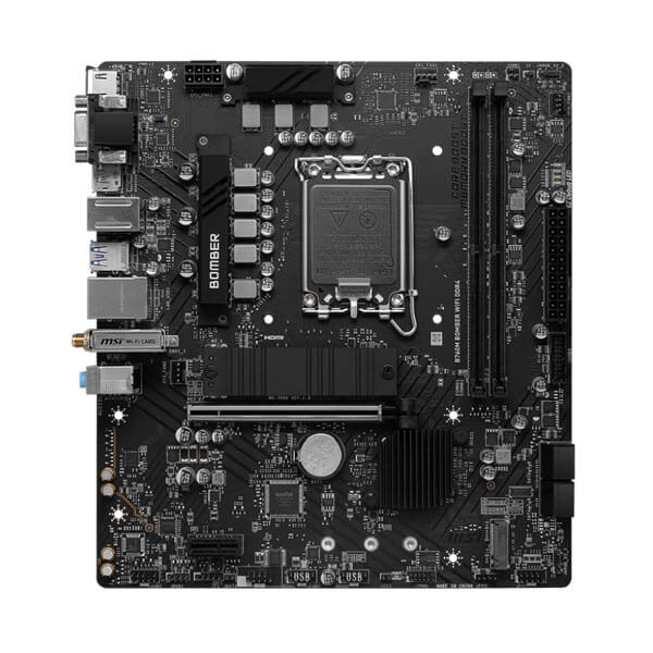 MSI B760M Bomber Wifi DDR4 Intel LGA1700 M-ATX Motherboard