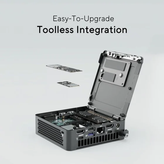 ASUS NUC 15 Pro RNUC15CRHC700000I Mini Pc with Intel Core 7 240H Processor (RAM and Storage Needs to be purchased Separately)