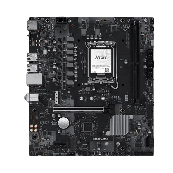 MSI Pro B860M-E Intel LGA 1851 Ddr5 M-Atx Motherboard