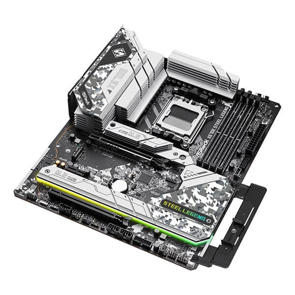 ASROCK X670E STEEL LEGEND AMD AM5 DDR5 ATX MOTHERBOARD FOR RYZEN 7000 SERIES PROCESSORS