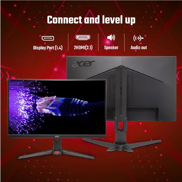 Acer Nitro XV272U F3 27-inch WQHD 300Hz 0.5ms IPS Panel Gaming Monitor