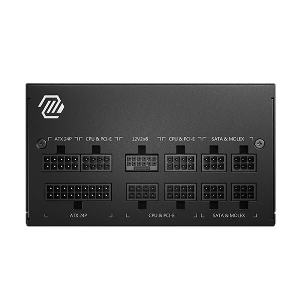 MSI MAG A850GL PCIe5 850 Watt ATX 3.1 80 Plus Gold Certified Power Supply