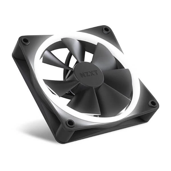 NZXT F120 RGB Duo Black 120mm PWM RGB Case Fan with RGB Controller (Triple Pack)