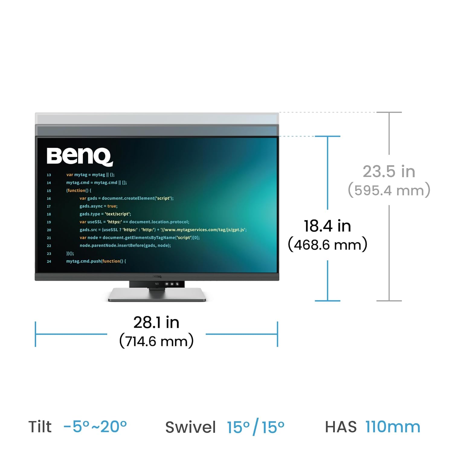BenQ RD320U 32 Inch 4K(3840x2160) 60Hz 5ms IPS Panel Monitor With Type-C And Backlight