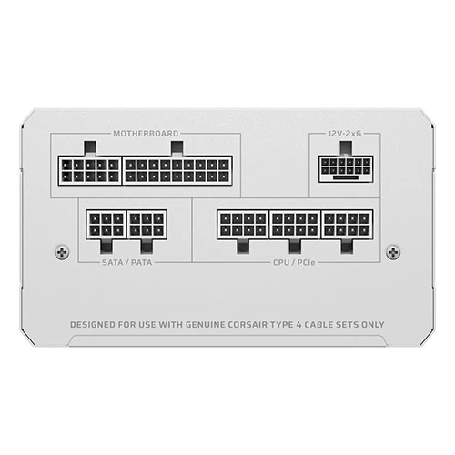 Corsair RM750e 750 Watt ATX 3.1 Gold Certification Fully Modular Power Supply  WHITE