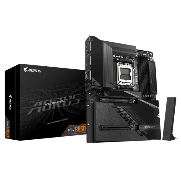 Gigabyte B850 AORUS STEALTH AMD AM5 DDR5 ATX Motherboard