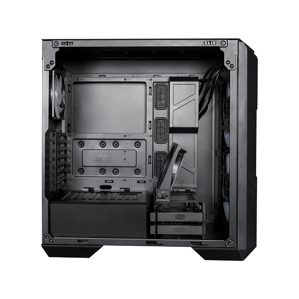 Cooler Master MasterCase HAF 500 ARGB ATX Gaming Cabinet with Tempered Glass Side Panel (Black)
