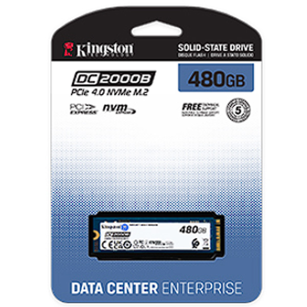 Kingston DC2000B 480GB NVMe M.2 Gen5 internal SSD