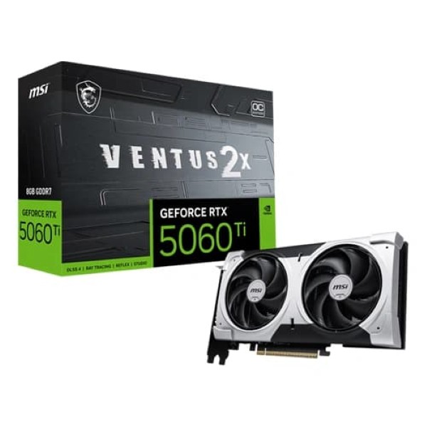 MSI RTX 5060TI Ventus 2x OC Plus 8GB GDDR7 Graphics Cards