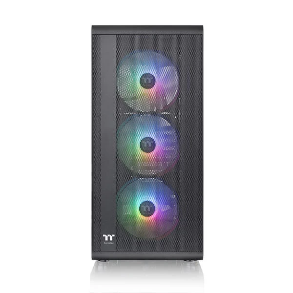 Thermaltake S200 TG ARGB Mid Tower Gaming Cabinet (Black)