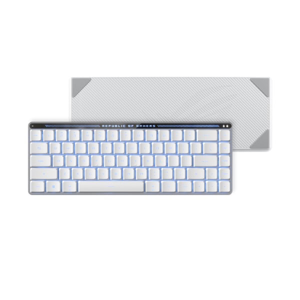 Asus ROG Falchion RX Low Profile 65% Wireless Gaming Keyboard with ROG RX Switch (White)