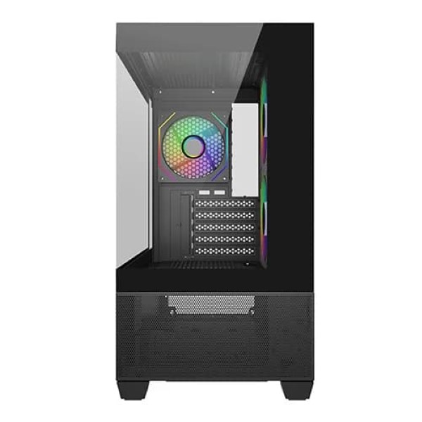 Cooler Master Elite 490 ARGB M-ATX Mini Tower Gaming Cabinet (Black)