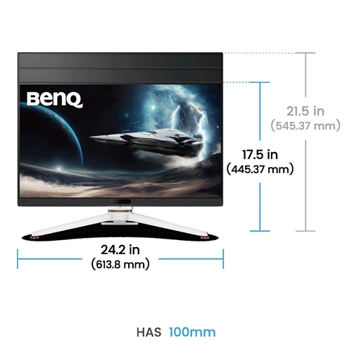 BenQ Mobiuz EX271Q 27 Inch QHD(2560x1440) 180Hz 1ms IPS Panel Gaming Monitor