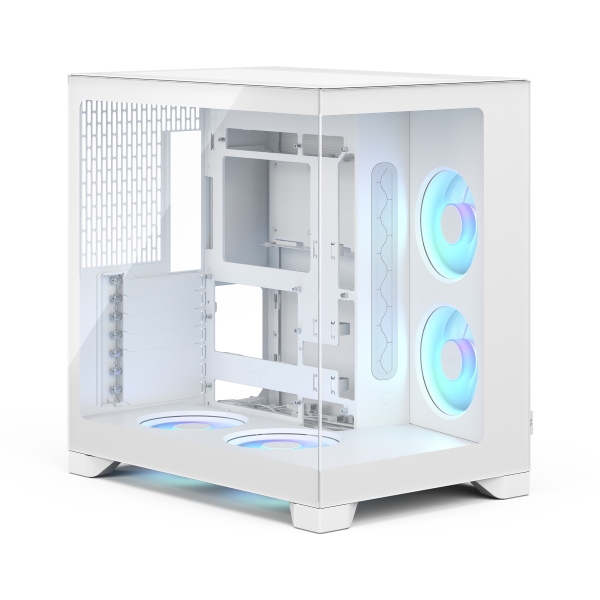 Fractal Design POP 2 Vision White RGB Tempered Glass Panel E-Atx Mid Tower Cabinet