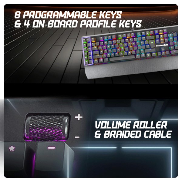 Cosmic Byte CB-GK-24 Equinox Alturas wired Mechanical Gaming keyboard (Black)