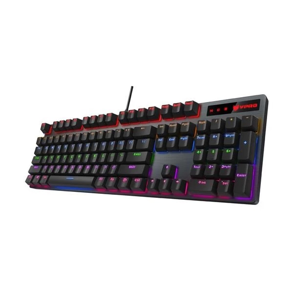 RAPOO V500PRO BLUE SWITCH MECHANICAL KEYBOARD BLACK
